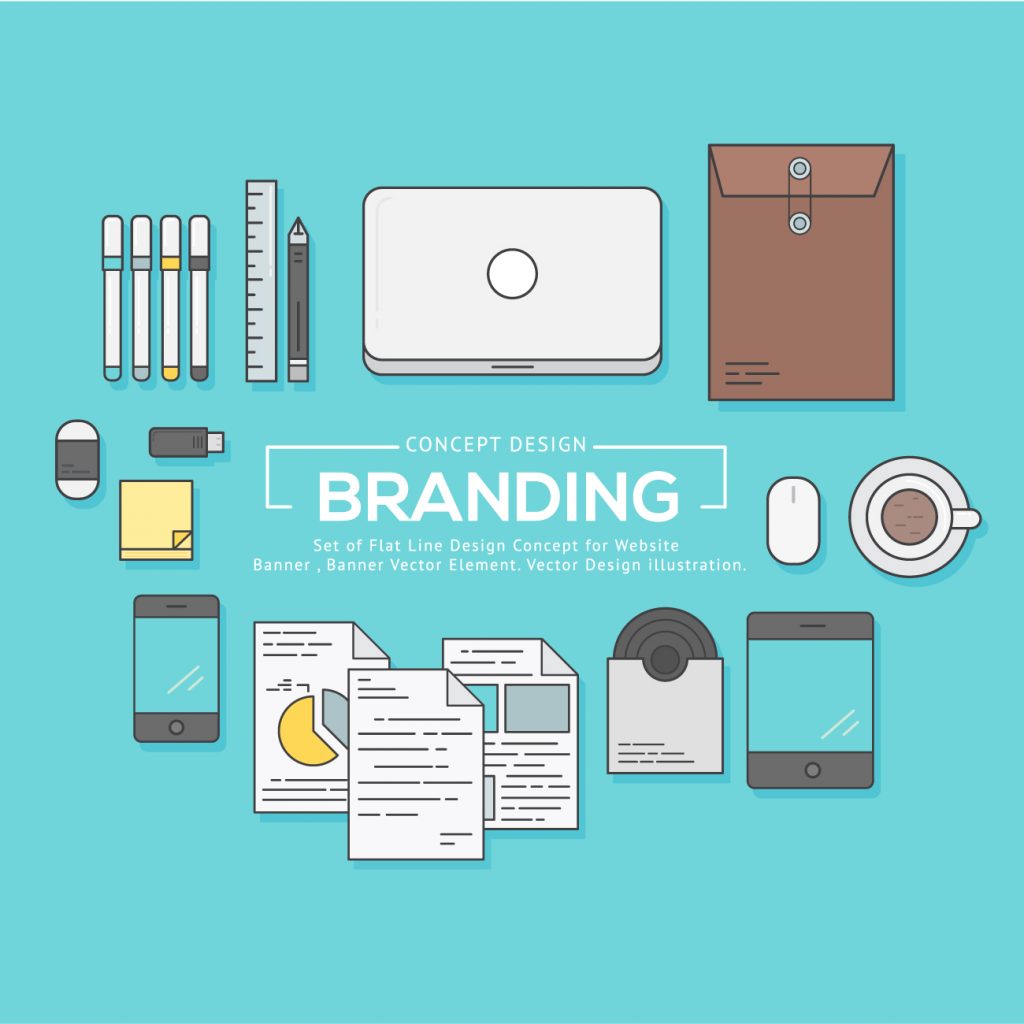 Material impreso branding